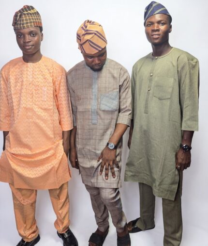 "Luxe Trad" Men's Embroidered Tunic